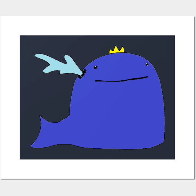 King Whale Wall Art by Noolan